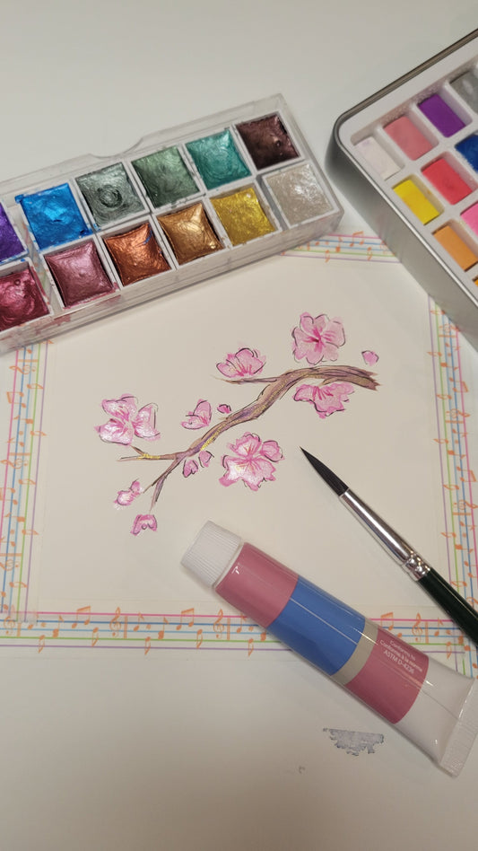 cherry blossom cherry blossom washington dc cherry blossom festival cherry blossoms dc Cherry blossom watercolor painting, Sakura, cherry blossom festival in DC