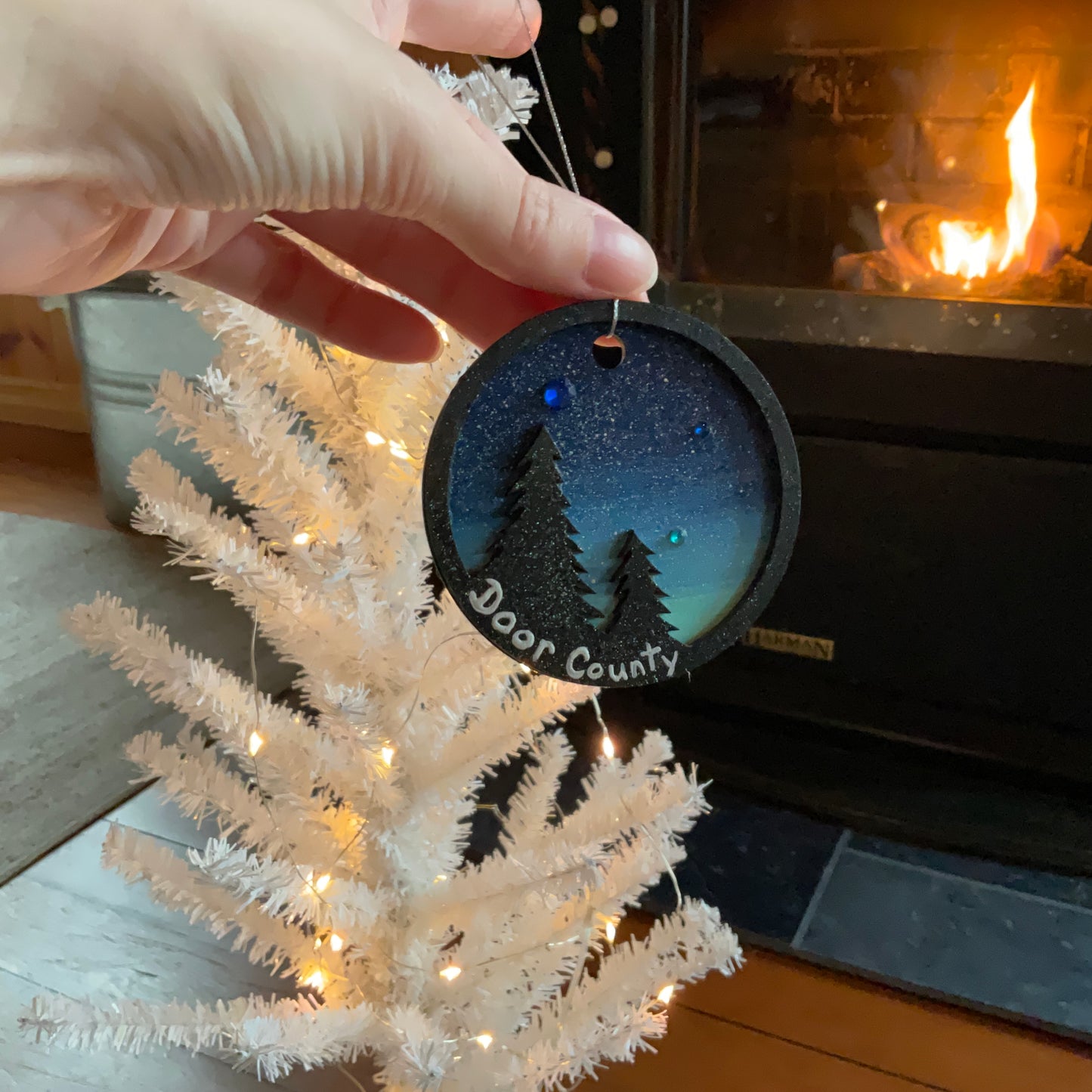 Blue Night Sky Ornament | Door County