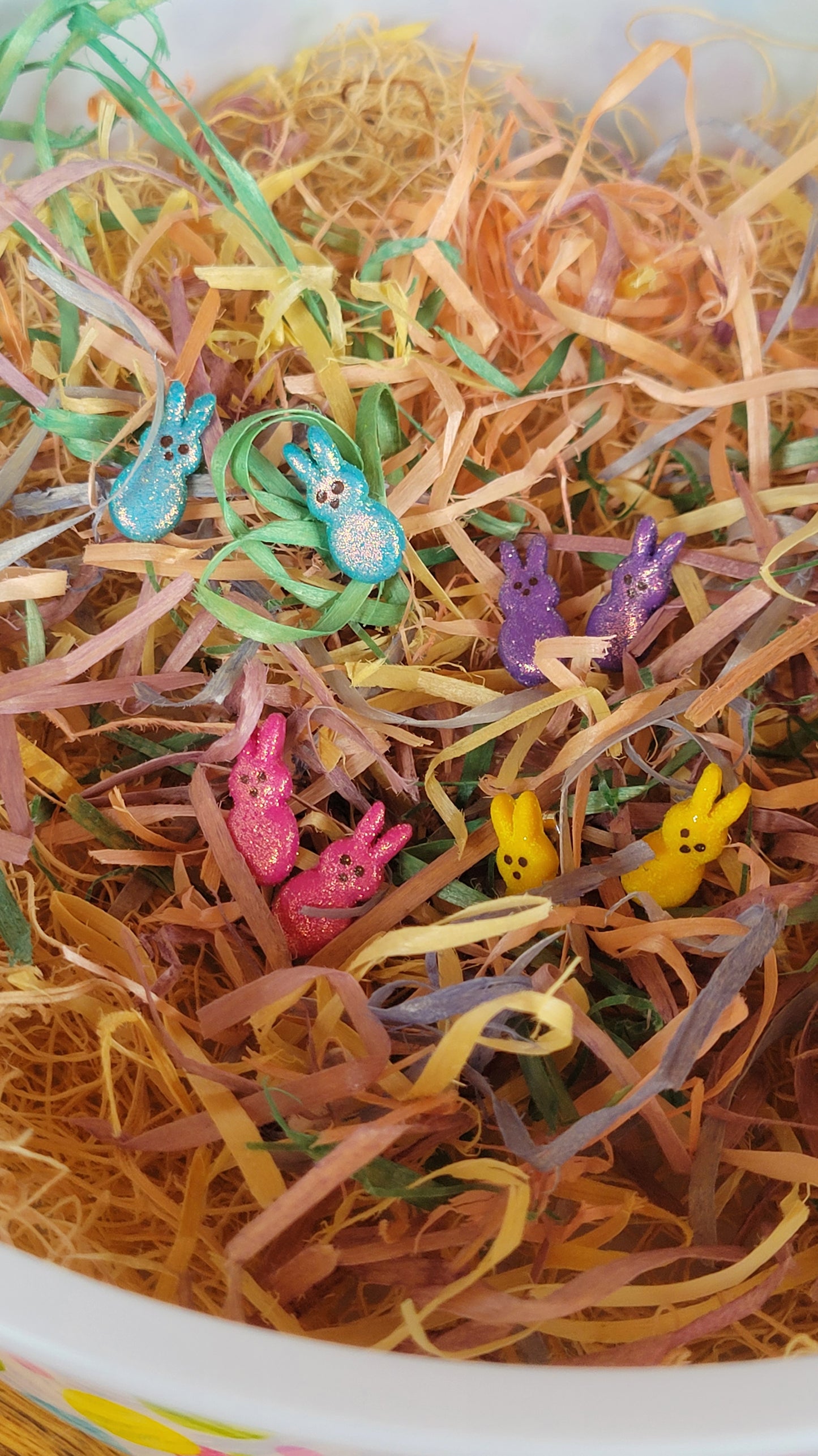 Marshmallow Bunny Studs- Pink