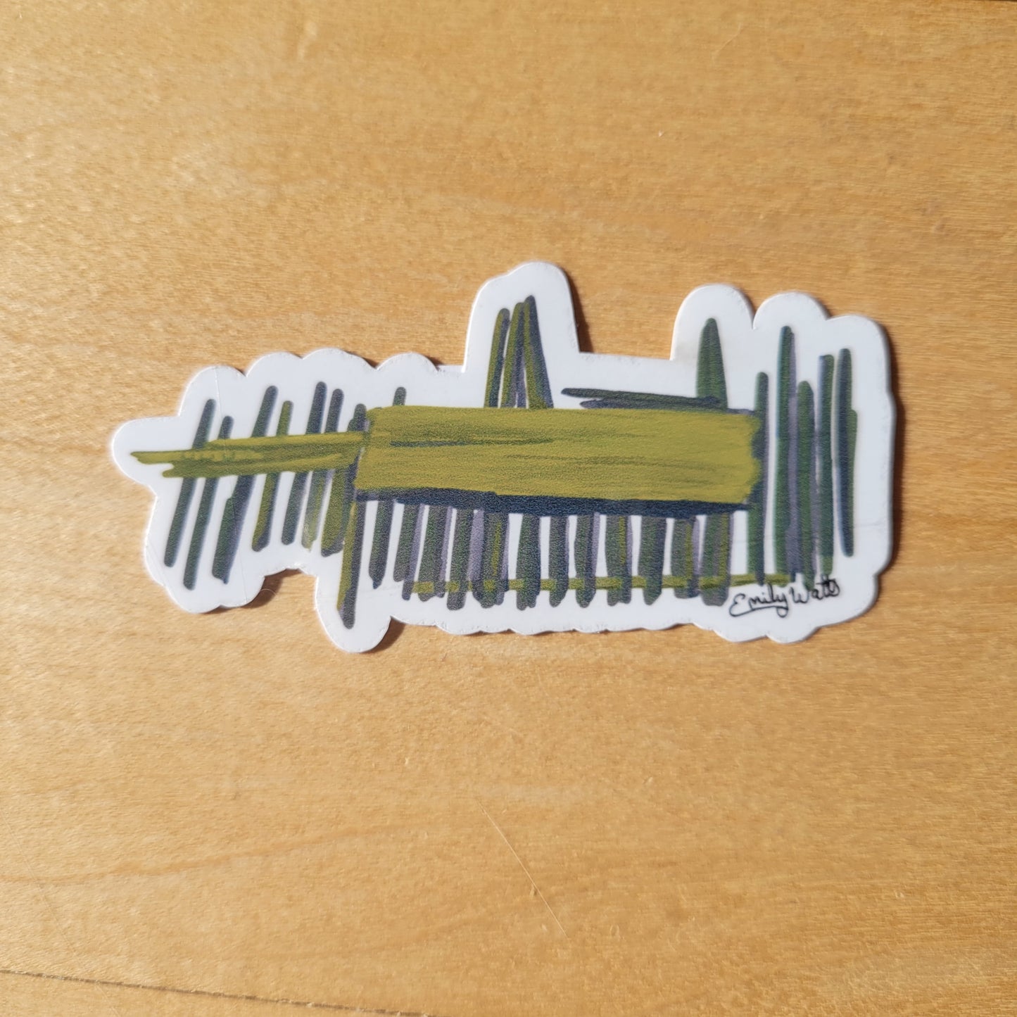 Shipwreck Jumbo Stickers - Set of 2