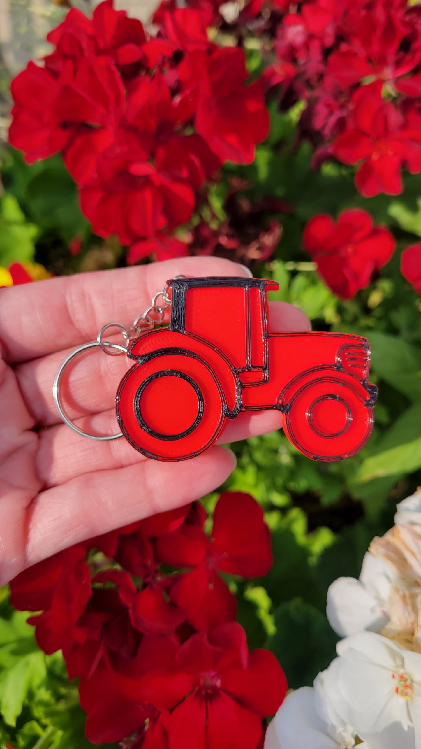 Tractor Keychain