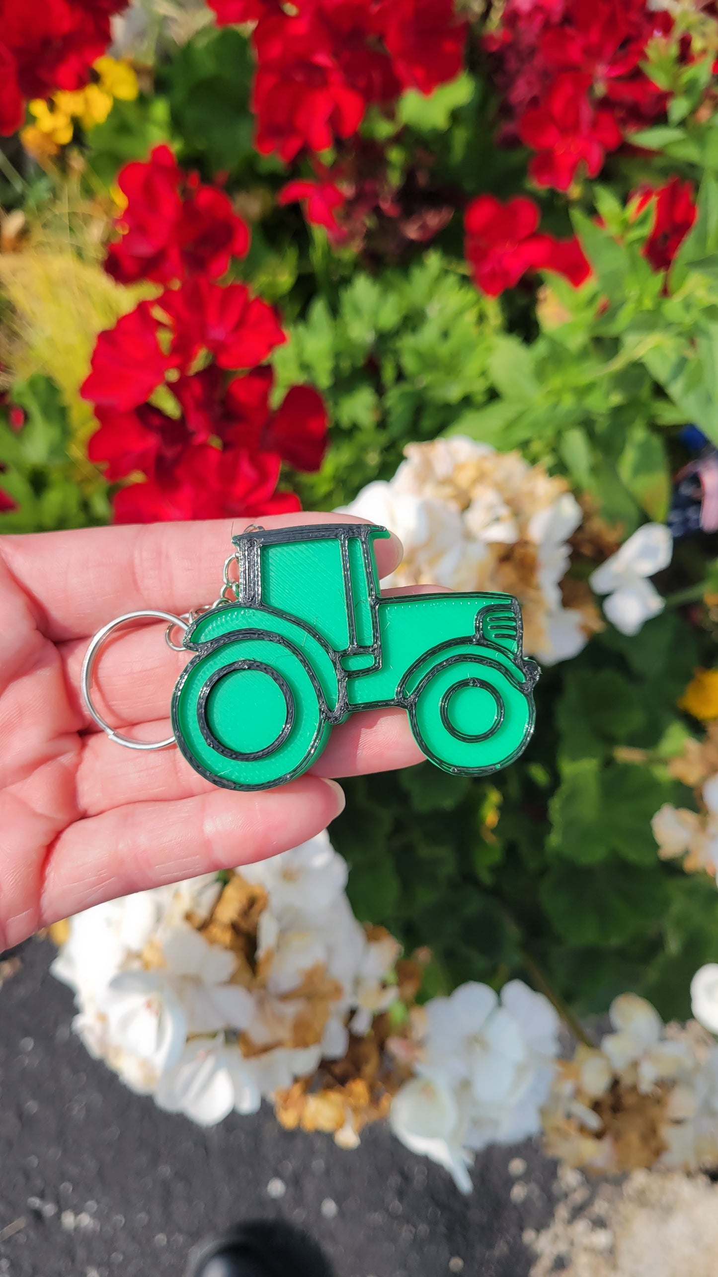 Tractor Keychain