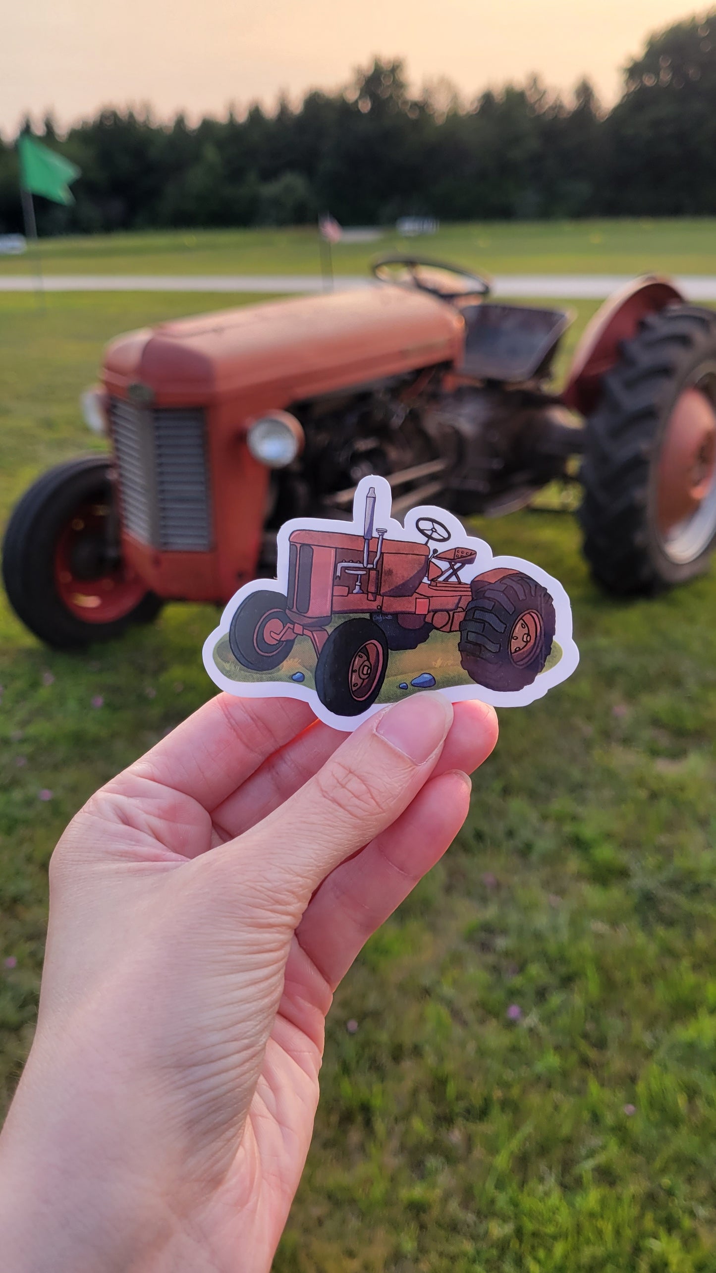 Tractor Stickers - Set of 2