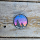 Handpainted Sunset Ornament - Blue/Purple/Pink/Yellow Sunset