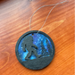 Sasquatch Layered Ornament with Milky Way Hand-Painted Background