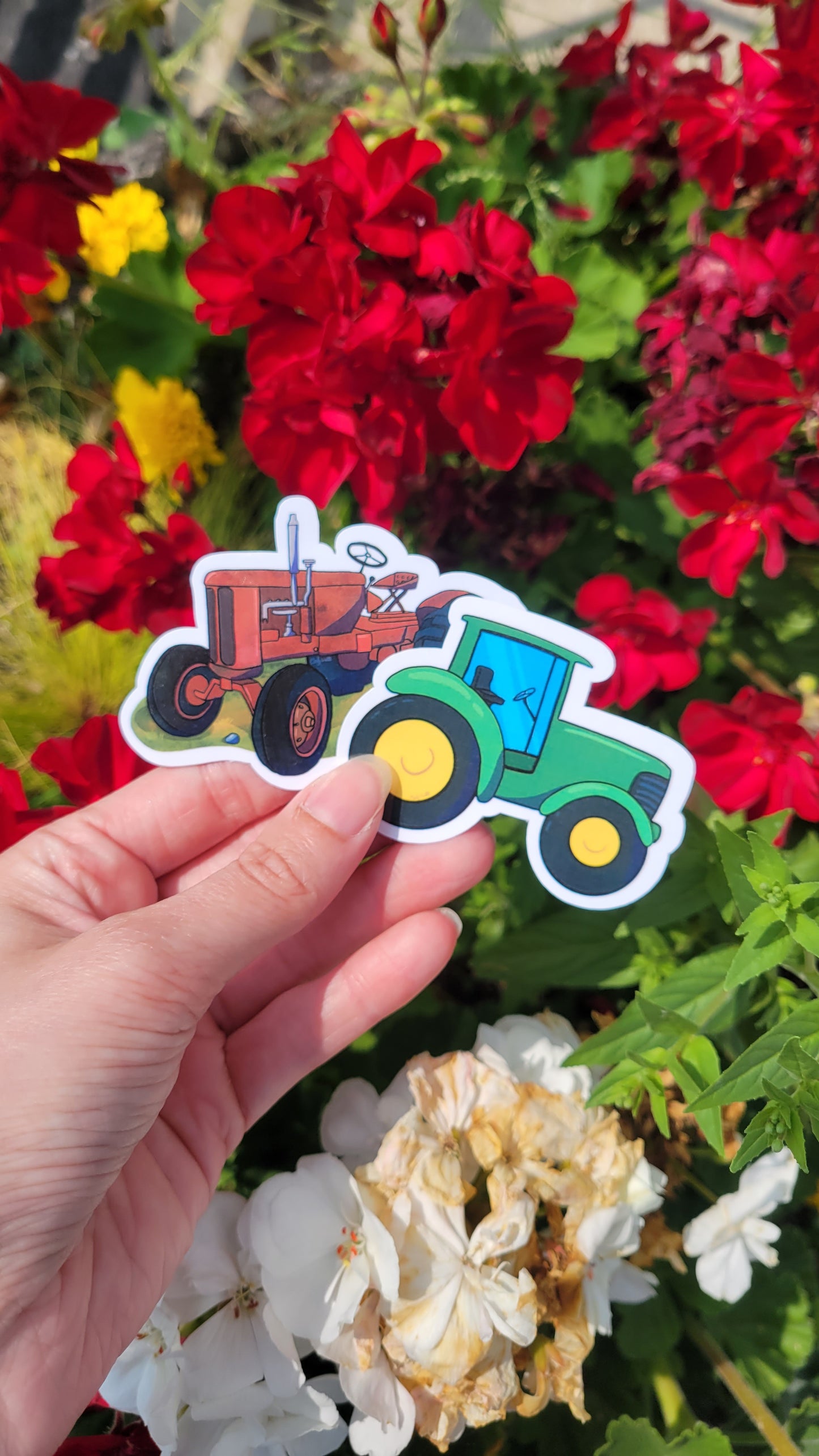 Tractor Stickers - Set of 2