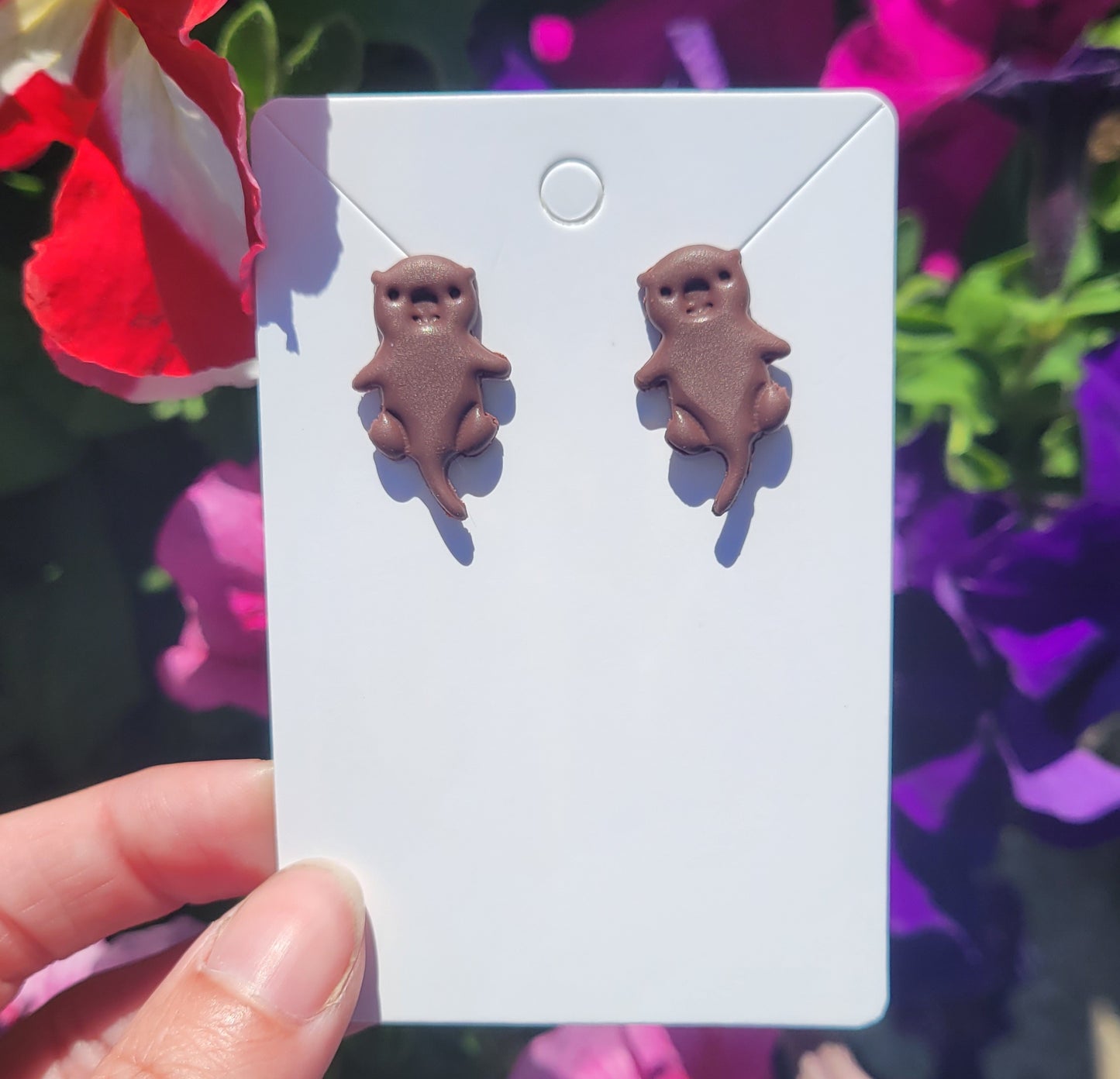 Otter Stud Earrings