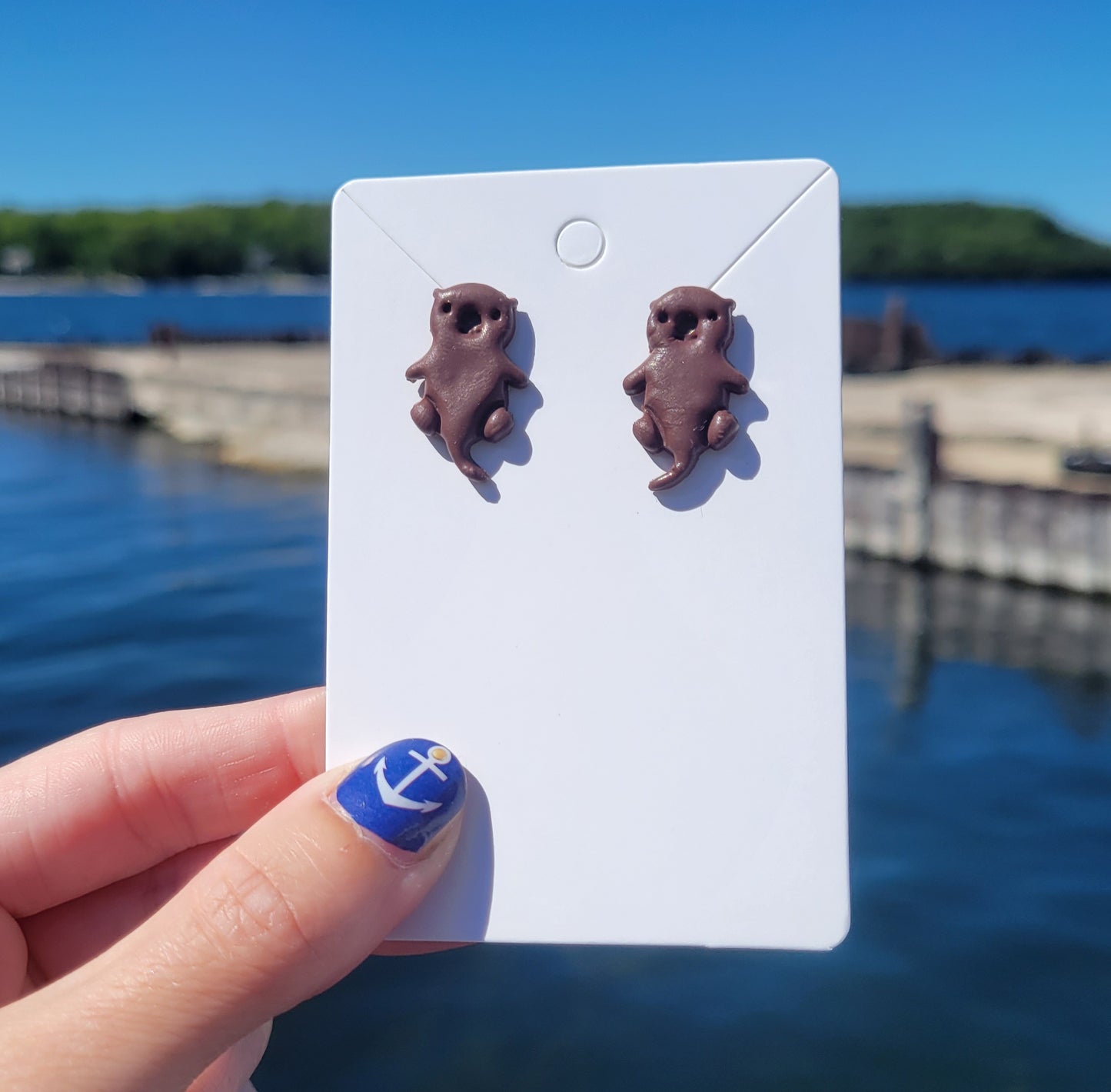 Otter Stud Earrings