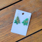 Christmas Tree Dangle Earrings