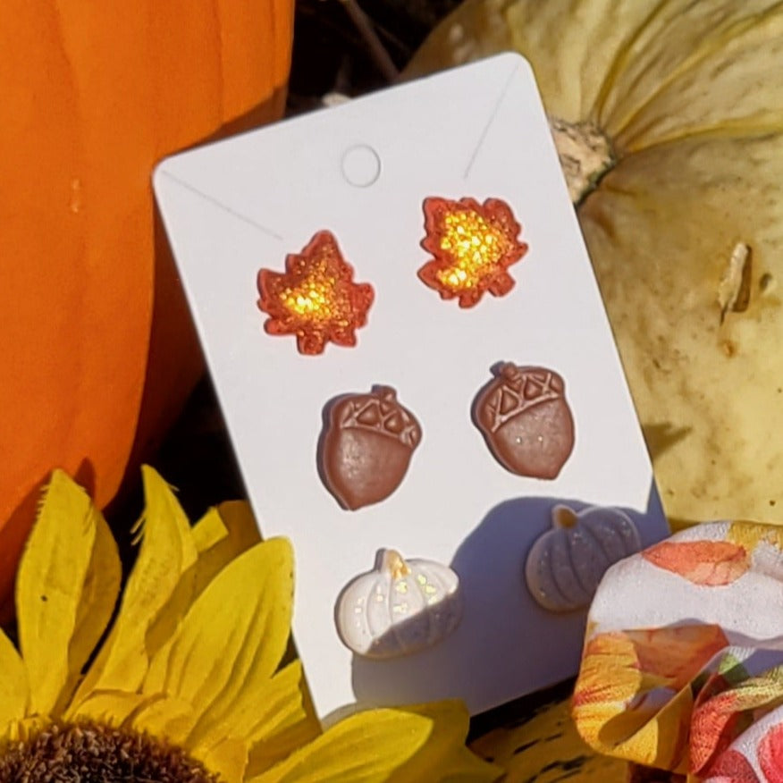 Fall Earring Stud Pack