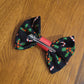 Candy Cane Print Hair Bow (Large)