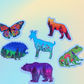 Animal Stickers Set of 6