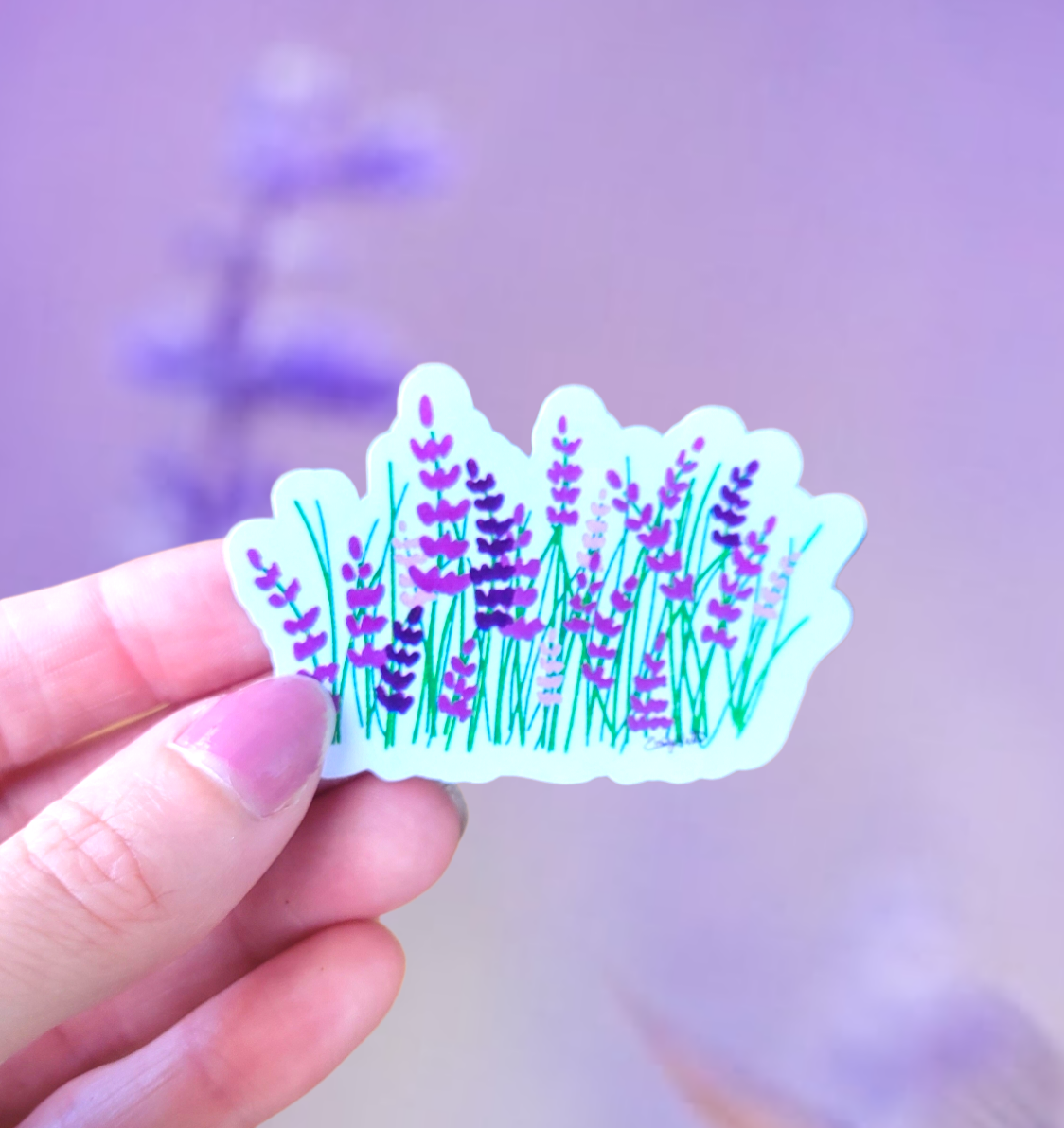 Lavender Sticker Set of 5