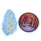 Curvy Road and Maze Jumbo Stickers-Pack of 2