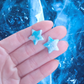 Ice Crystal Star Studs